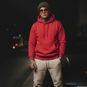 Sudaderas con Capucha de Alta Calidad para Hombre y Mujer, Bordado con Logotipo Personalizado, 100% Algodón, Tejido de Felpa, Teñido con Hilo, Diseño a Cuadros Otoñal, Transpirable - Product Image 1