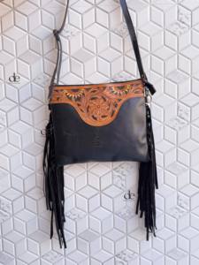 Nouvel arrivage de sacs à main en cuir véritable sculptant à franges sac à main de créateur gitane sac à bandoulière Boho sac à usages multiples pour femmes - Product Image 4
