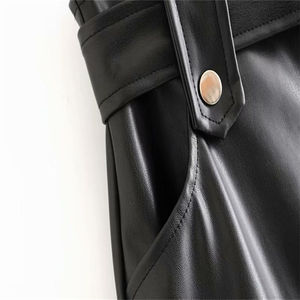 Eco Friendly Street Style Women <b>Skirt</b> Denim Knee Length Design High Rise <b>Split</b> Fray Casual Fashion Quick Dry - Product Image 3