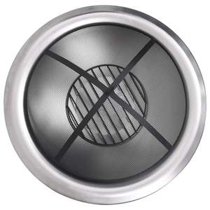 <b>Stainless</b> <b>Steel</b> Outdoor <b>Fire</b> <b>Pit</b> with Grill 29.9 Inches - Product Image 5