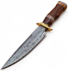Custom Handcrafted Raindrop Damascus Steel Decorative <b>Desk</b> Craft Natural Walnut <b>Wood</b> Handle - Product Image 6