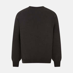 Premium Men's Solid V-Neck 100% Cotton <b>Cardigan</b> <b>Sweater</b> Quick Dry Breathable Button Front Autumn Wear - Product Image 2