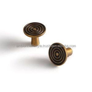 Premium Quality Brass Knobs For Kitchen Cabinet Wardrobe Drawer Elegant <b>Furniture</b> <b>Hardware</b> Design - Product Image 1