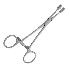 ที่หนีบกระดูก Metal Med MM-0426-164 Ikuta ขนาด 125 มม. แบบตรง ทำจากเหล็กกล้าไร้สนิม สำหรับศัลยกรรมกระดูกและข้อ ใช้งานด้วยมือ ได้รับการรับรองมาตรฐาน CE ระดับ Class I - Product Image 6