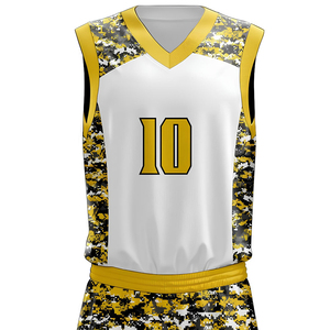 Uniforme de basket-ball de haute qualité, dernier style, pour hommes, respirant, séchage rapide, uniforme d'équipe de basket-ball, service OEM. - Product Image 5