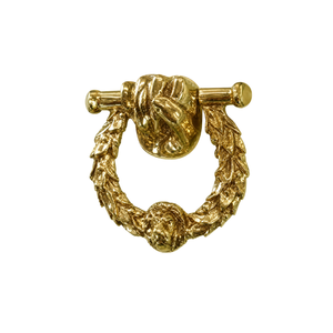 Timbre de puerta de lujo con cabeza de león, acabado en oro pulido, herraje decorativo para puerta de entrada, elegante adorno para el hogar y la villa. - Product Image 1