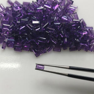 Amatista Púrpura Natural, Corte Baguette de 5x3MM, Gemas Sueltas de la Mejor Calidad para Joyería - Product Image 3