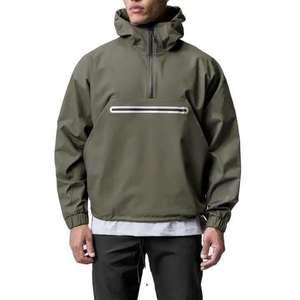 Chaqueta Deportiva Casual de Otoño para Hombre, Impermeable, Cortavientos, con Capucha, Talla Grande, Precio Razonable - Product Image 3