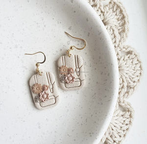 High Quality Fashion Jewellery Resin Embrodiary <b>Earrings</b> From India <b>Handmade</b> <b>Earrings</b> for Women and Girls Classic Look - Product Image 1