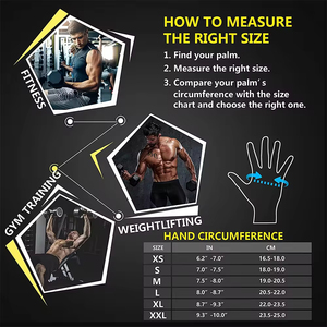 Leather Unisex <b>Weight</b> Lifting <b>Gloves</b> with Wrist Support for Gym Bodybuilding Fitness Training Made In Pakistan - Product Image 6