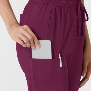 Wholesale Unisex Stretch <b>Scrub</b> Top and Pants Medical Uniform Fashionable Nursing <b>Scrubs</b> Uniform <b>Sets</b> Hospital Medical <b>Scrubs</b> <b>Set</b> - Product Image 6