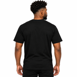 T-shirt graphique bleu roi et noir Phi Beta Sigma pour homme, motif lettres grecques personnalisées pour le service, manches courtes, col rond - Product Image 2