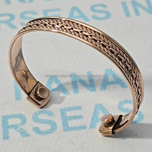 Brazalete de Terapia Biomagnética de Cobre al por Mayor, Ajustable, para el Cuidado de la Salud y Sanación, Regalo para Él y Ella - Product Image 5