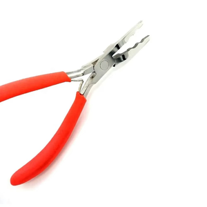 Hair Extension <b>Pliers</b> With Orange Handles Metal <b>Tool</b> For Installation And Removal Professional Hair Extensions <b>Tools</b> - Product Image 3