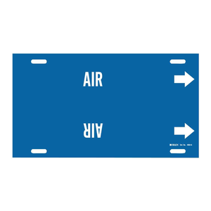 ป้ายระบุท่อ Brady AIR แบบยืดหยุ่นสำหรับการระบุท่อในอุตสาหกรรม - Product Image 1