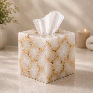 Juego de Accesorios de Baño de Cinco Piezas de Resina de Lujo Ecológica, la Mejor Calidad, Más Vendido, Accesorios Completos para Hoteles y Hogares Modernos - Product Image 2