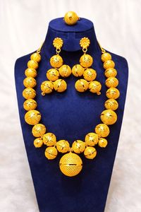 Collar de Cadena de Eslabones Chapado en Oro de 24 Quilates con Cuentas Africanas de 2 Filas, Estilo Tradicional de Francia, Italia, Estados Unidos y Alemania, para Mujer - Product Image 2