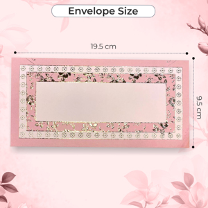Sobre de lujo para dinero de boda, Shagun Hongbao Lai Si, paquete rojo para regalo en efectivo, de la India, sobre Shagun para bodas indias. - Product Image 3