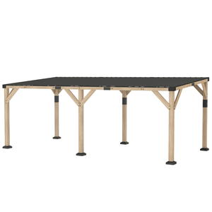 Gazebo e Tettoia in Legno: Elegante Struttura da Esterno per il Relax - Product Image 2