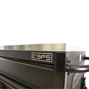 Gabinete de almacenamiento de herramientas de acero con recubrimiento en polvo de 61 pulgadas y 10 cajones al por mayor con ruedas para taller mecánico OEM personalizable - Product Image 5