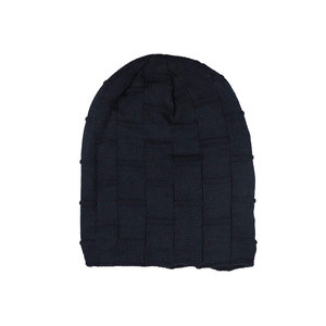 Warm Knit Winter Beanie <b>Cap</b> Custom New Design Knitted Beanie <b>Caps</b> Top <b>Navy</b> <b>Blue</b> - Product Image 6