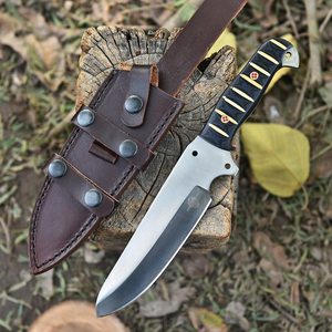 Drop Skinneer Hunting Knife Stainless Steel Blade Micarta Handle 0.6mm Thickness Straight Edge Outdoor <b>Tool</b> - Product Image 3