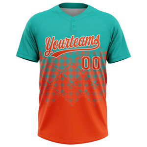 เสื้อเบสบอลซอฟต์บอลแบบสองกระดุม ชุดยูนิฟอร์มฝึกซ้อม สำหรับเยาวชน ผู้ใหญ่ ชาย หญิง ชุดกีฬาทีม ขายส่ง - Product Image 2