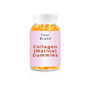 Export Quality Private Label OEM Available Dietary Supplements Heart Shape Marine Collagen <b>Gummy</b> <b>Candy</b> for Sale - Product Image 1