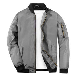 Veste bomber légère et écologique avec logo personnalisé, imperméable, coupe-vent, décontractée, à fermeture éclair, pour homme - Product Image 2