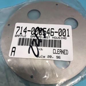 2 LAM 714-000546-001 BAFFLE <b>GAP</b> ADJUST HOUSING - Trusted Global Legacy Semiconductor Equipment and Parts at - Product Image 3