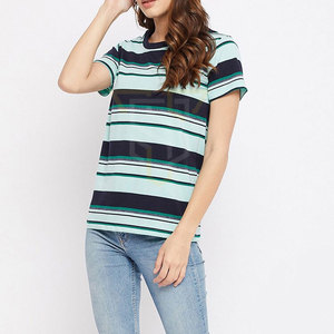 T-shirts pour femmes de couleur unie à prix raisonnable, vente en gros de t-shirts pour femmes, nouveaux arrivages de t-shirts pour femmes - Product Image 5