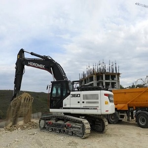 Excavatrice sur chenilles hydraulique Hidromek de qualité supérieure, 12 tonnes, robuste, pour moteur, PLC, boîte de vitesses, pompe à engrenages, roulement - Product Image 3