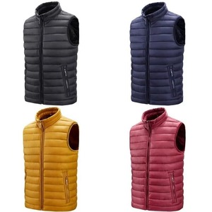 Low Price High Quality Customized Sleeves Less Color Puffer Jacket For Men <b>Top</b> Selling Street Wear Men Puffer Jacket - Product Image 5