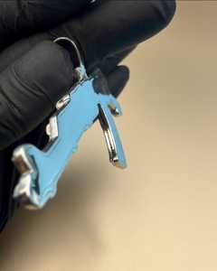 Colgante de Lujo para Hombre con Diamantes VVS Moissanite y Diseño de Pistola, Certificado GCI IDGL, Joyería de Moda Hip Hop, Plata 925 - Product Image 3