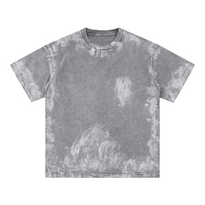 เสื้อยืดลำลองคอกลมผ้าคอตตอนสีล้วนระบายอากาศได้ดี100% โลโก้กำหนดเองได้ - Product Image 1