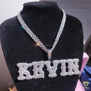 Luxury STAR Pendant Necklace <b>Iced</b> <b>Out</b> Diamond Cuban <b>Chain</b> Fashion Jewelry Gift For Him - Product Image 6