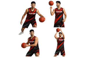 Hot verkopende op maat gemaakte ademende plus size zomer basketbaluniform teamkleding 100% polyester heren basketbaluniform set - Product Image 3