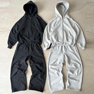 Econex Sports Custom Logo Sweatsuit Lujo Plain Blank Baggy Jogger Pantalones de chándal y sudaderas con capucha Conjunto Trajes personalizados Chándal - Product Image 1