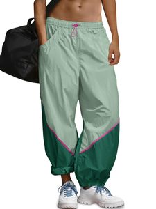 Women Lightweight <b>Wide</b> <b>Leg</b> <b>Jogger</b> Pants Elastic Waist Casual Sportswear Bulk Order - Product Image 1