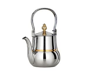 Bouilloire à thé en acier inoxydable de qualité 304, style Moyen-Orient, pour la maison, l'hôtel, le restaurant, le bureau, cafetière - Product Image 1