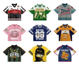 เสื้อยืดฮิปฮอปผ้าฝ้าย 100% แบบยูนิเซ็กซ์  รับออกแบบโลโก้ (พิมพ์ลายด้วยความร้อน/สกรีน) สำหรับเล่นกีฬา ชายหาด และกิจกรรมกลางแจ้ง (ทุกแบบ) - Product Image 4