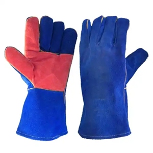 Cowhide Split Leather Industrial Safety Gloves <b>Fire</b> Proof Welding Work Gloves for Welder Industrial Work Protection - Product Image 4