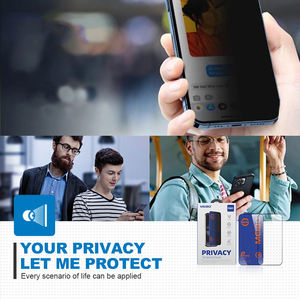 Protection d'écran anti-espion <span class=keywords><strong>MEIBO</strong></span> 28 degrés, verre trempé électroplaqué anti-regard pour iPhone 16 17 Pro Max - Product Image 6