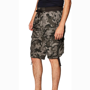 Pantalones Cortos Cargo para Hombre, Resistentes, con Múltiples Bolsillos, Ecológicos, de Secado Rápido, con Cintura Elástica, Color Sólido, Logotipo Personalizado - Product Image 2