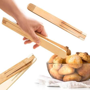 Pinces à bois pour la cuisine, la pâtisserie, les salades, le pain et les toasts, à prix avantageux - Product Image 4