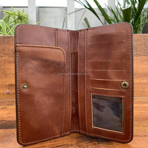 New Classical Men's Hand Tooled Leather <b>Wallet</b> Gentleman <b>Card</b> Money <b>Holder</b> Purse High Quality Genuine Cowhide Leather <b>Wallets</b> - Product Image 6