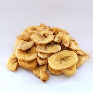 Chips de banane séchées par congélation, naturelles, croustillantes et dorées, tranchées, sucrées, collation saine, paquet en vrac de 0,5 kg - Product Image 2