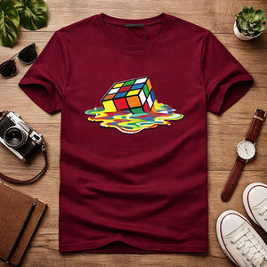 T-shirt pour homme avec logo personnalisé, couleurs vives, manches courtes, t-shirts en coton uni de qualité supérieure, sur mesure pour adultes - Product Image 1