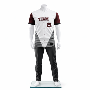 Conjunto de Uniforme de Béisbol Sublimado, Poliéster Transpirable, Camisetas y Pantalones de Béisbol Personalizados para Equipos, Venta al Por Mayor OEM - Product Image 1