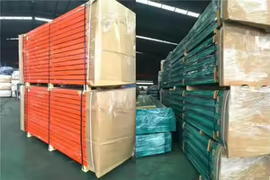 Industrial <b>Heavy</b>-<b>Duty</b> Steel Selective Pallet Rack 5-Layer Adjustable CE Certified 2000-6000 Lbs Capacity Powder Coated Racking - Product Image 5